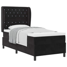 Boxspringbed met matras Zwart 200 x 100 cm Fluweel