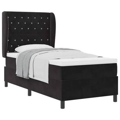 Boxspringbed met matras Zwart 200 x 100 cm Fluweel