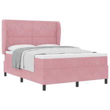 Boxspringbed met matras Roze 200 x 140 cm Fluweel