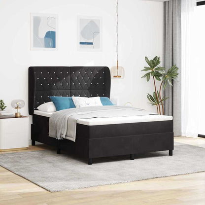 Boxspringbed met matras Zwart 200 x 160 cm Fluweel