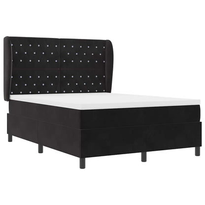 Boxspringbed met matras Zwart 200 x 160 cm Fluweel