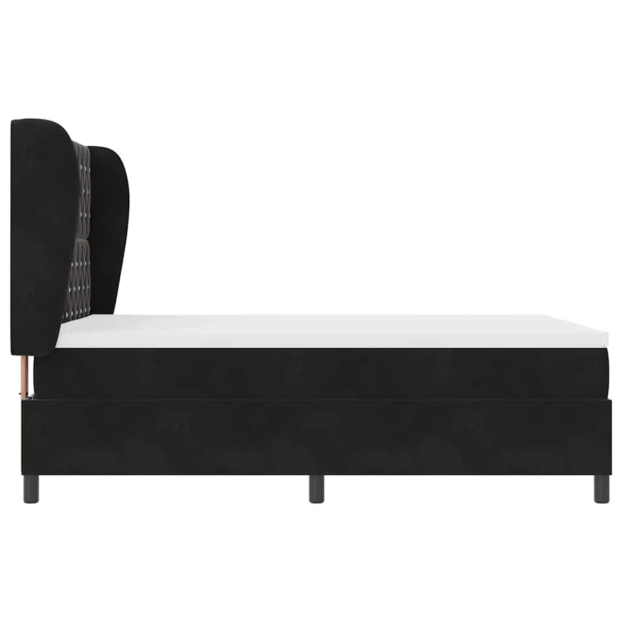 Boxspringbed met matras Zwart 200 x 160 cm Fluweel
