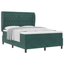 Boxspringbed met matras Donkergroen 200 x 160 cm Fluweel