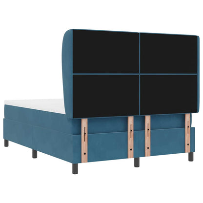 Boxspringbed met matras Donkerblauw 200 x 160 cm Fluweel