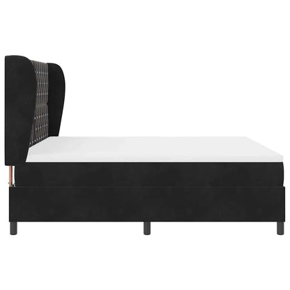 Boxspringbed met matras Zwart 200 x 180 cm Fluweel