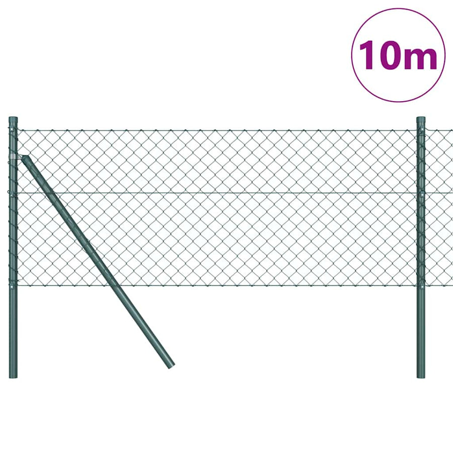 Afrasteringspaal Groen 10 x 0,6 m (40 x 40 mm gaas)