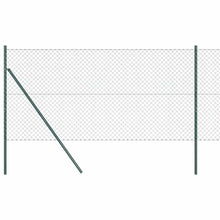 Afrasteringspaal Groen 10 x 1 m (40 x 40 mm gaas) Staal en PVC