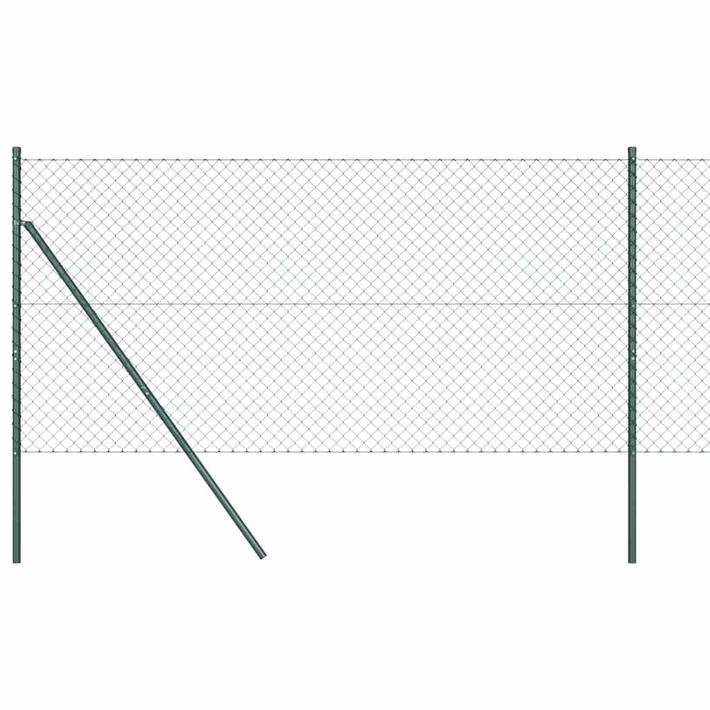 Afrasteringspaal Groen 10 x 1,5 m (40 x 40 mm gaas)