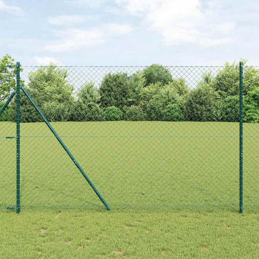 Afrasteringspaal Groen 10 x 1,6 m (40 x 40 mm gaas)