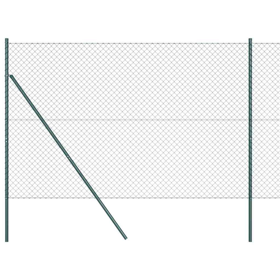 Afrasteringspaal Groen 10 x 1,6 m (40 x 40 mm gaas)