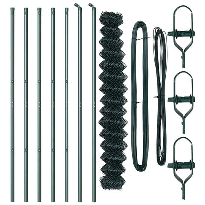 Afrasteringspaal Groen 10 x 1,6 m (40 x 40 mm gaas)
