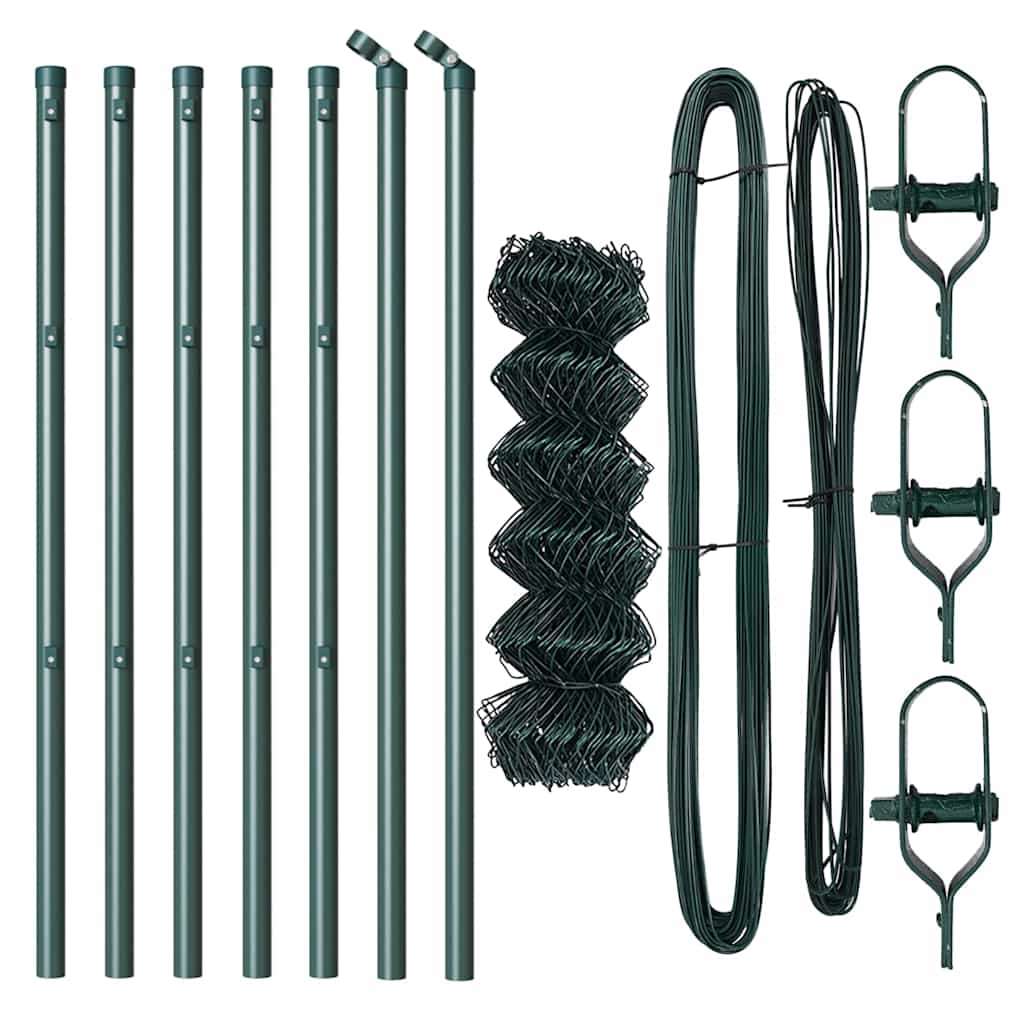Afrasteringspaal Groen 10 x 0,8 m (60 x 60 mm gaas)