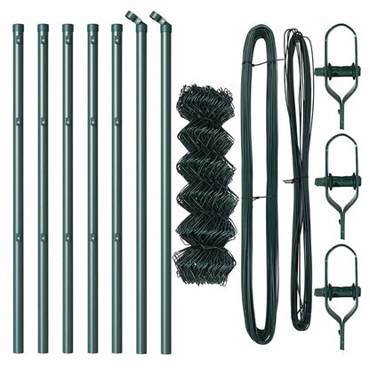 Afrasteringspaal Groen 10 x 0,8 m (60 x 60 mm gaas)