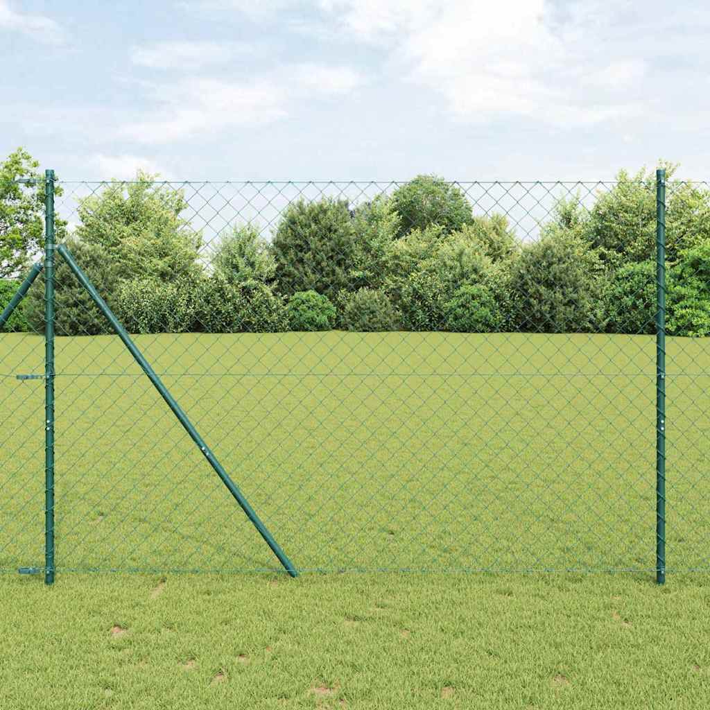 Afrasteringspaal Groen 10 x 1,6 m (60 x 60 mm gaas)
