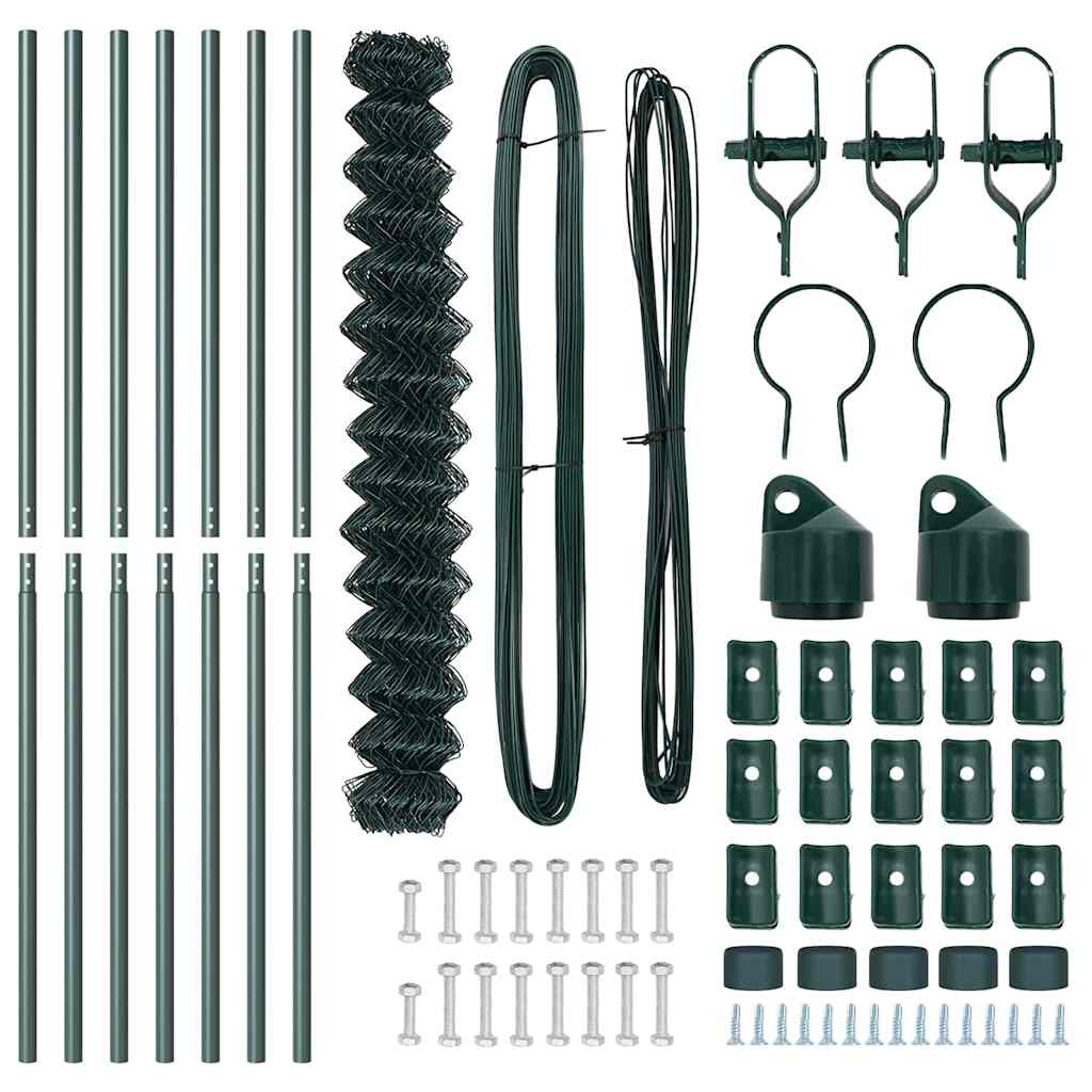 Afrasteringspaal Groen 10 x 1,6 m (60 x 60 mm gaas)