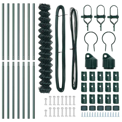 Afrasteringspaal Groen 10 x 1,6 m (60 x 60 mm gaas)