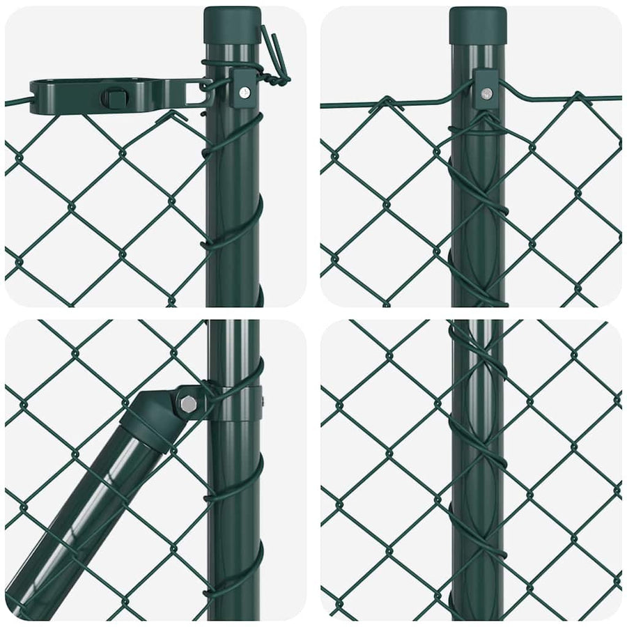 Afrasteringspaal Groen 25 x 0,4 m (40 x 40 mm gaas)