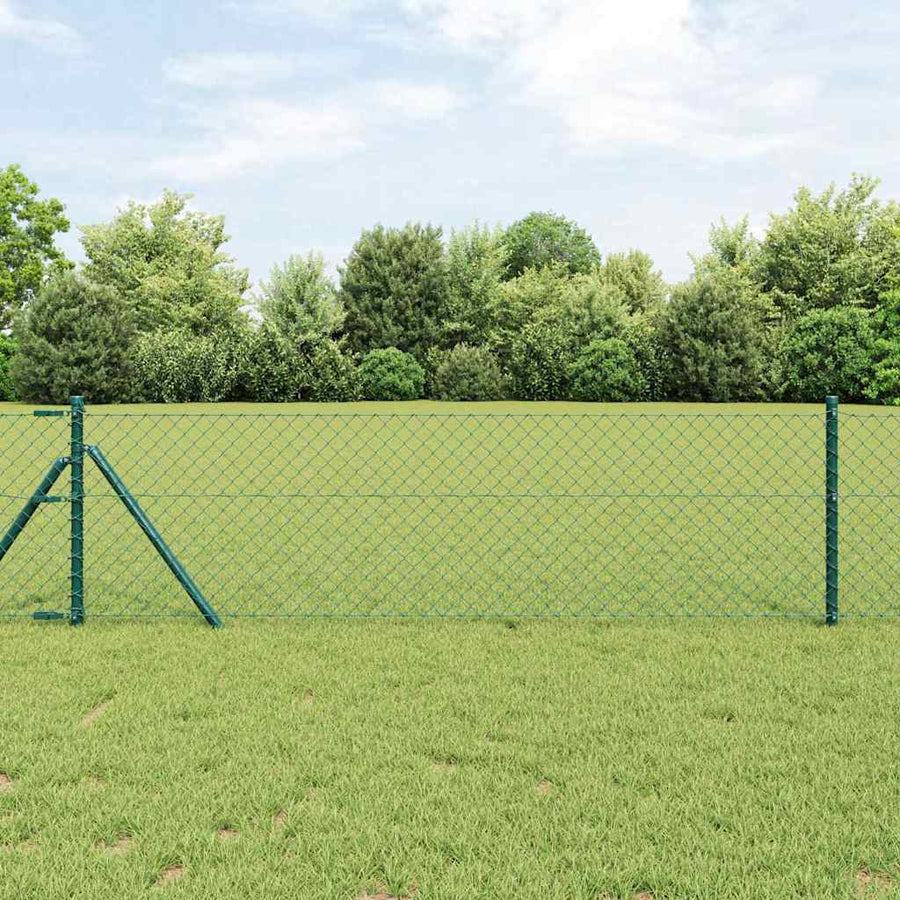Afrasteringspaal Groen 25 x 0,4 m (40 x 40 mm gaas)