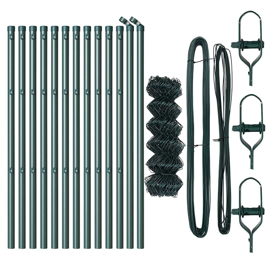 Afrasteringspaal Groen 25 x 0,4 m (40 x 40 mm gaas)