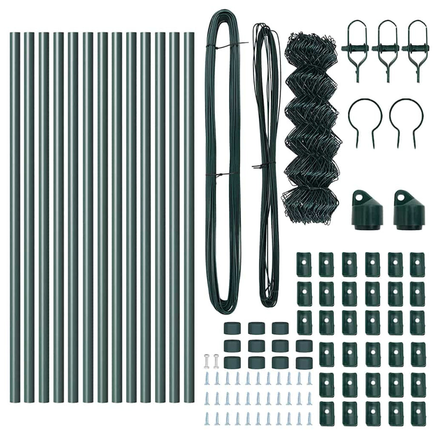 Afrasteringspaal Groen 25 x 0,4 m (40 x 40 mm gaas)