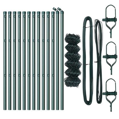Afrasteringspaal Groen 25 x 0,4 m (60 x 60 mm gaas)