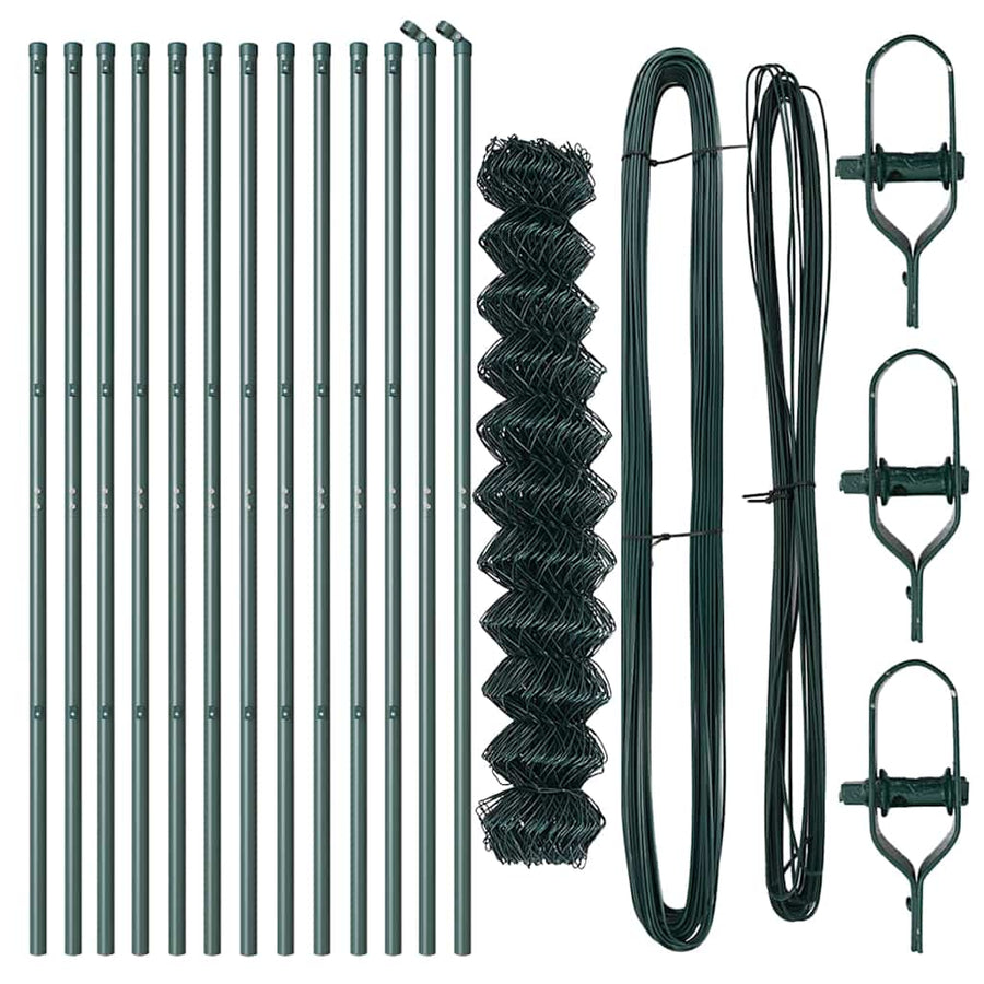 Afrasteringspaal Groen 25 x 1,4 m (60 x 60 mm gaas)