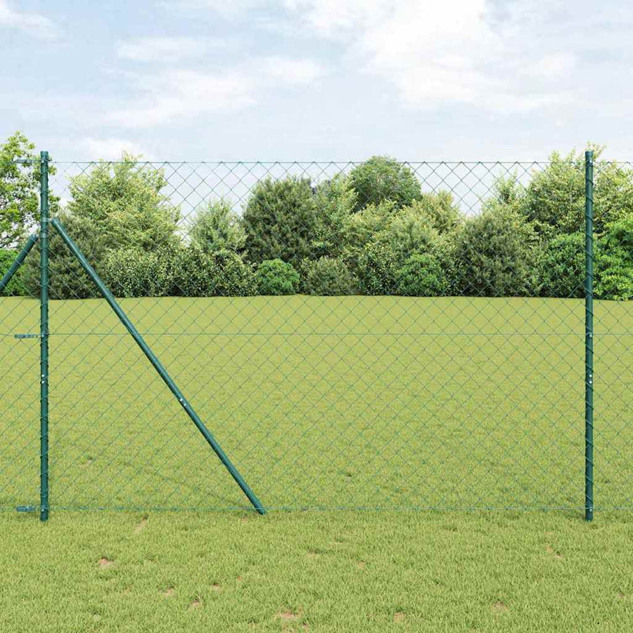 Afrasteringspaal Groen 1,5 x 25 m (60 x 60 mm gaas) Staal