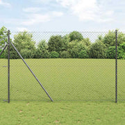 Afrasteringspaal 1000x3.2x150 cm grijs staal