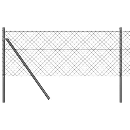 Afrasteringspaal Grijs 25 x 0,6 m (40 x 40 mm gaas)