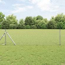 Afrasteringspaal Zilver 10 x 0,6 m (40 x 40 mm gaas) Staal