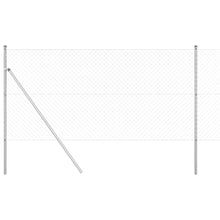 Afrasteringspaal Zilver 10 x 1,4 m (40 x 40 mm gaas) Staal