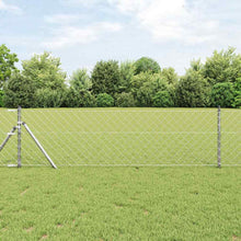 Afrasteringspaal Zilver 10 x 0,6 m (60 x 60 mm gaas) Staal