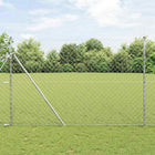 Afrasteringspaal staal zilver 1000x3.2x160 cm