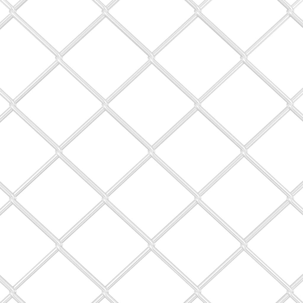 Afrasteringspaal Zilver 25 x 0,8 m (60 x 60 mm gaas) Staal