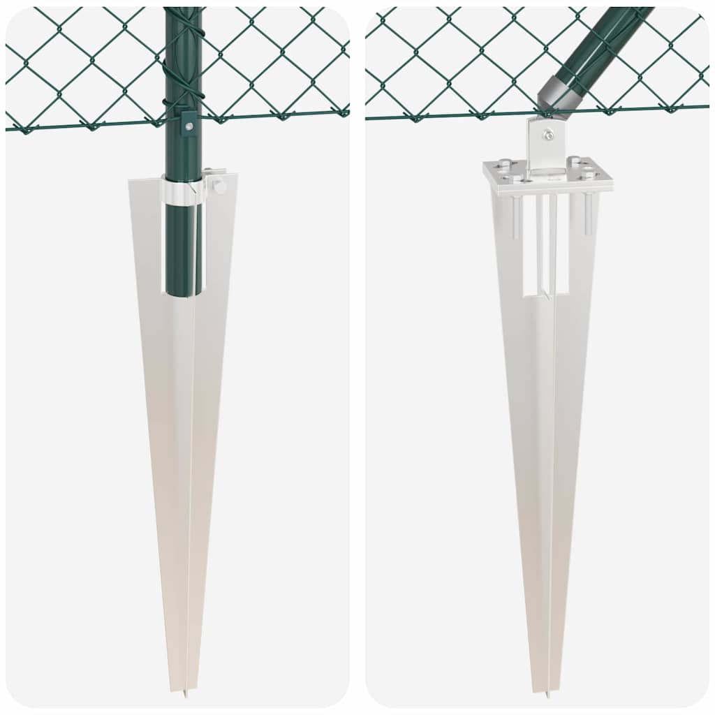 Afrasteringspaal Groen 10 x 1,5 m (40 x 40 mm gaas)