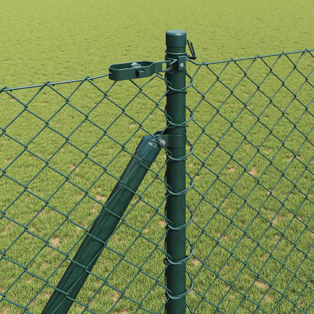 Afrasteringspaal Groen 10 x 1,5 m (40 x 40 mm gaas)