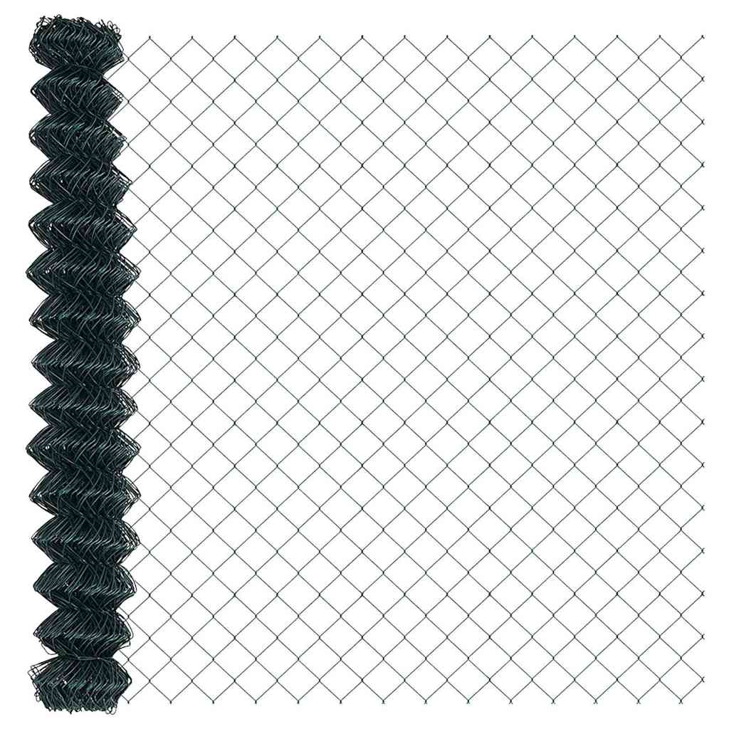Afrasteringspaal Groen 10 x 1,5 m (40 x 40 mm gaas)