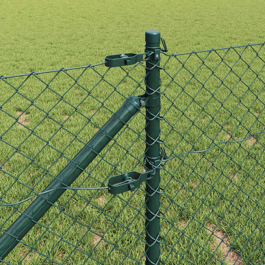 Afrasteringspaal Groen 10 x 0,4 m (60 x 60 mm gaas)