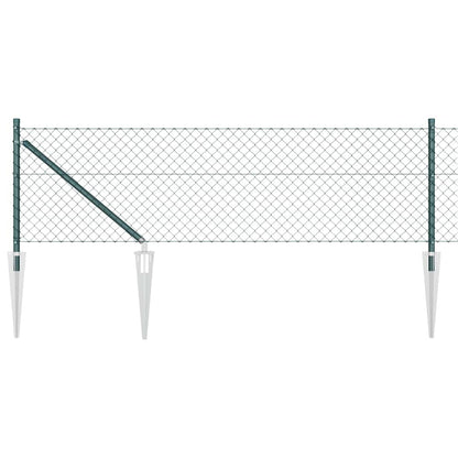 Afrasteringspaal Groen 10 x 0,4 m (60 x 60 mm gaas)