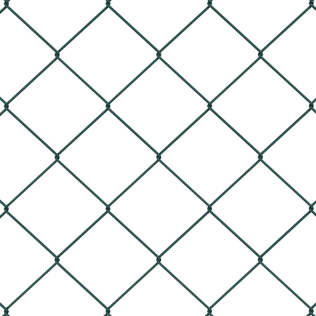 Afrasteringspaal Groen 10 x 1 m (60 x 60 mm gaas) Staal en PVC