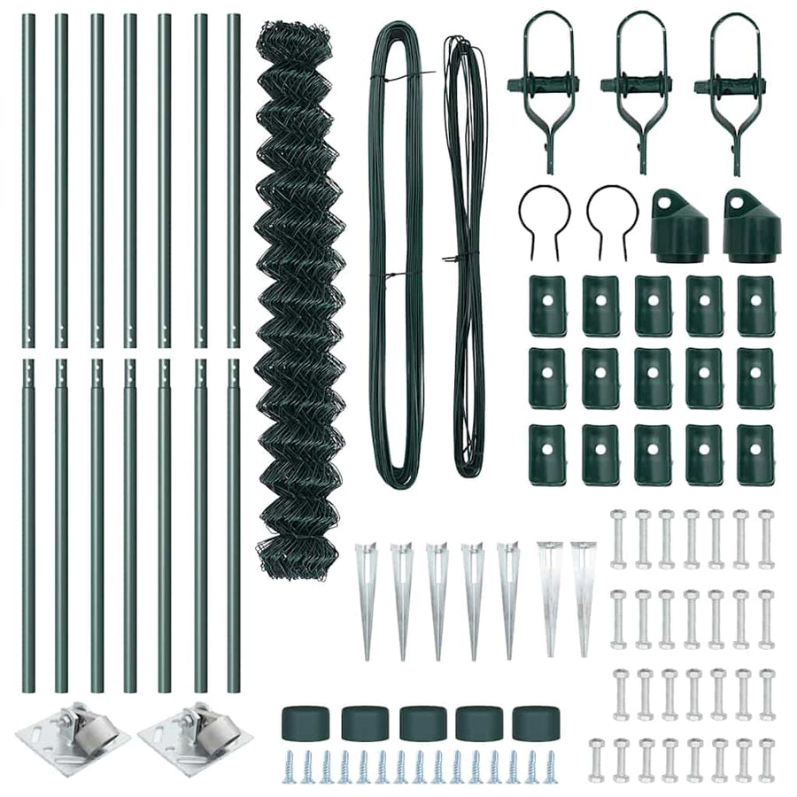 Afrasteringspaal Groen 10 x 1,6 m (60 x 60 mm gaas)