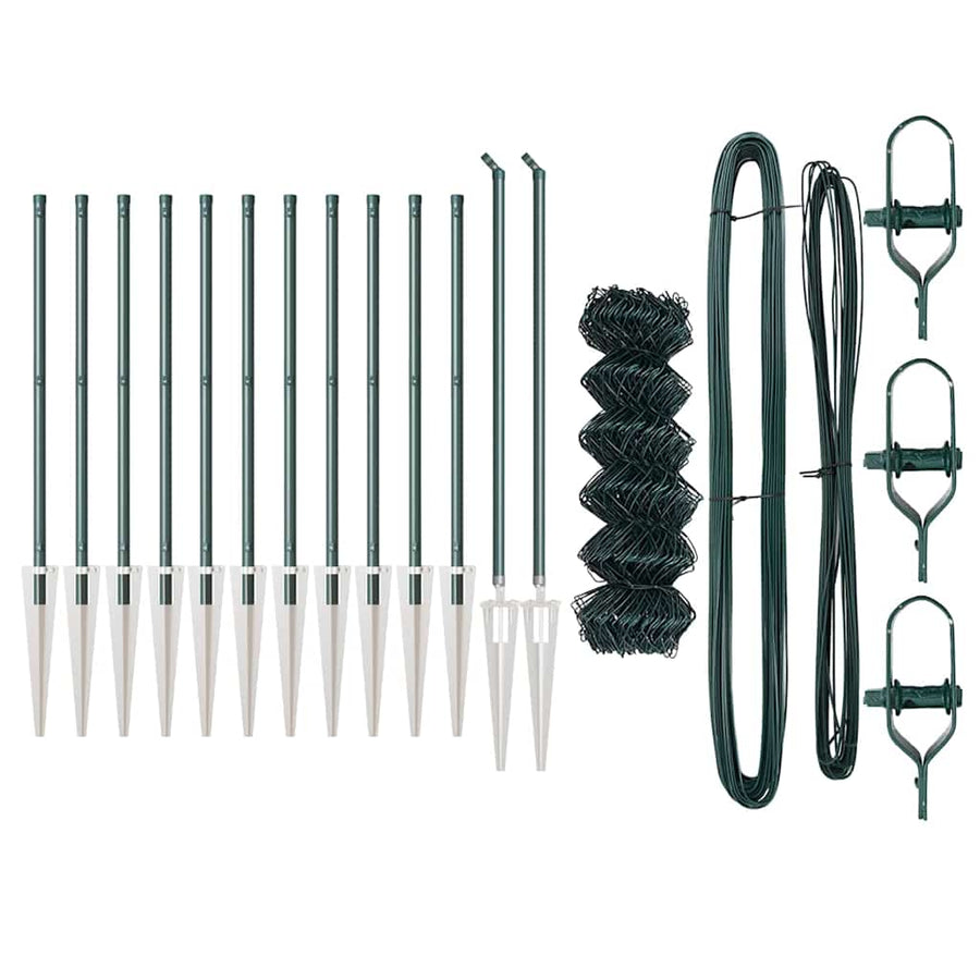 Afrasteringspaal Groen 25 x 0,6 m (40 x 40 mm gaas)