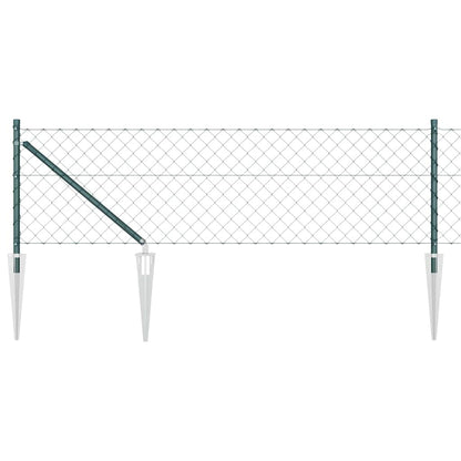 Afrasteringspaal Groen 0,8 x 25 m (60 x 60 mm gaas) Staal
