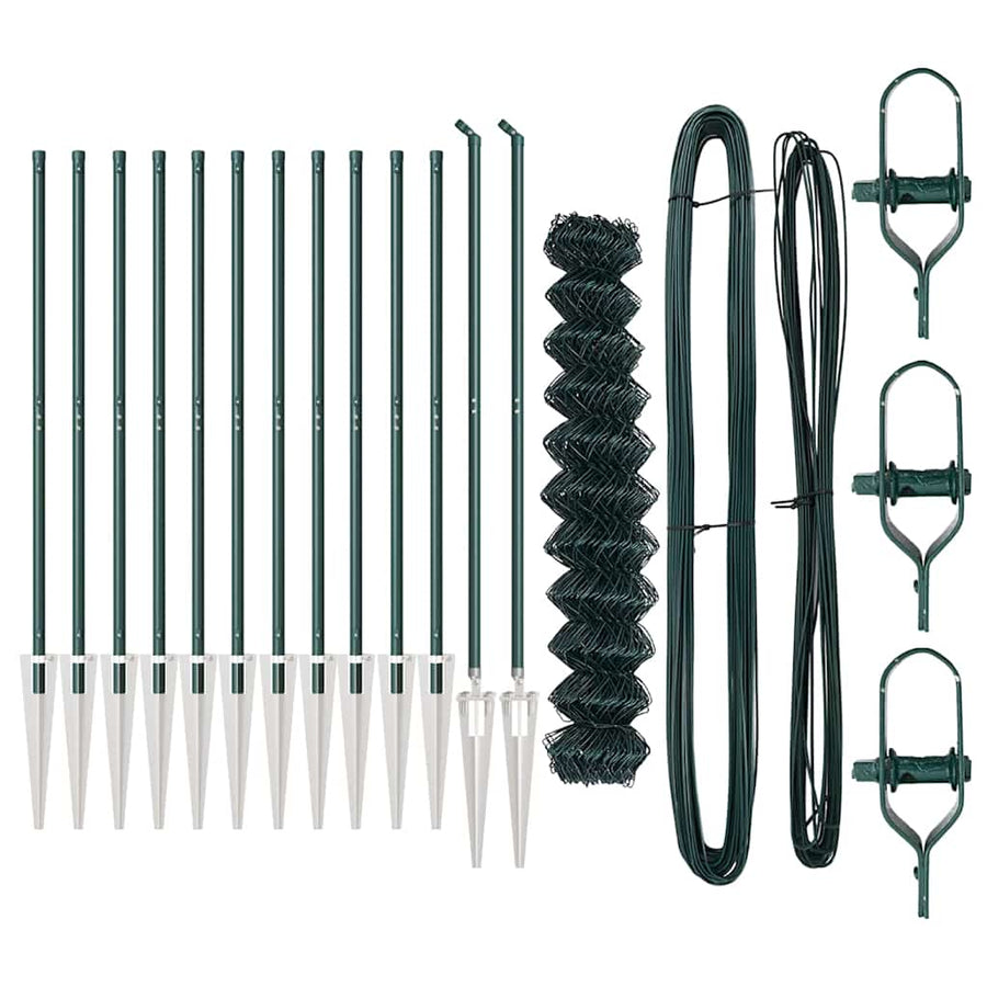 Afrasteringspaal Groen 1 x 25 m (60 x 60 mm gaas) Staal