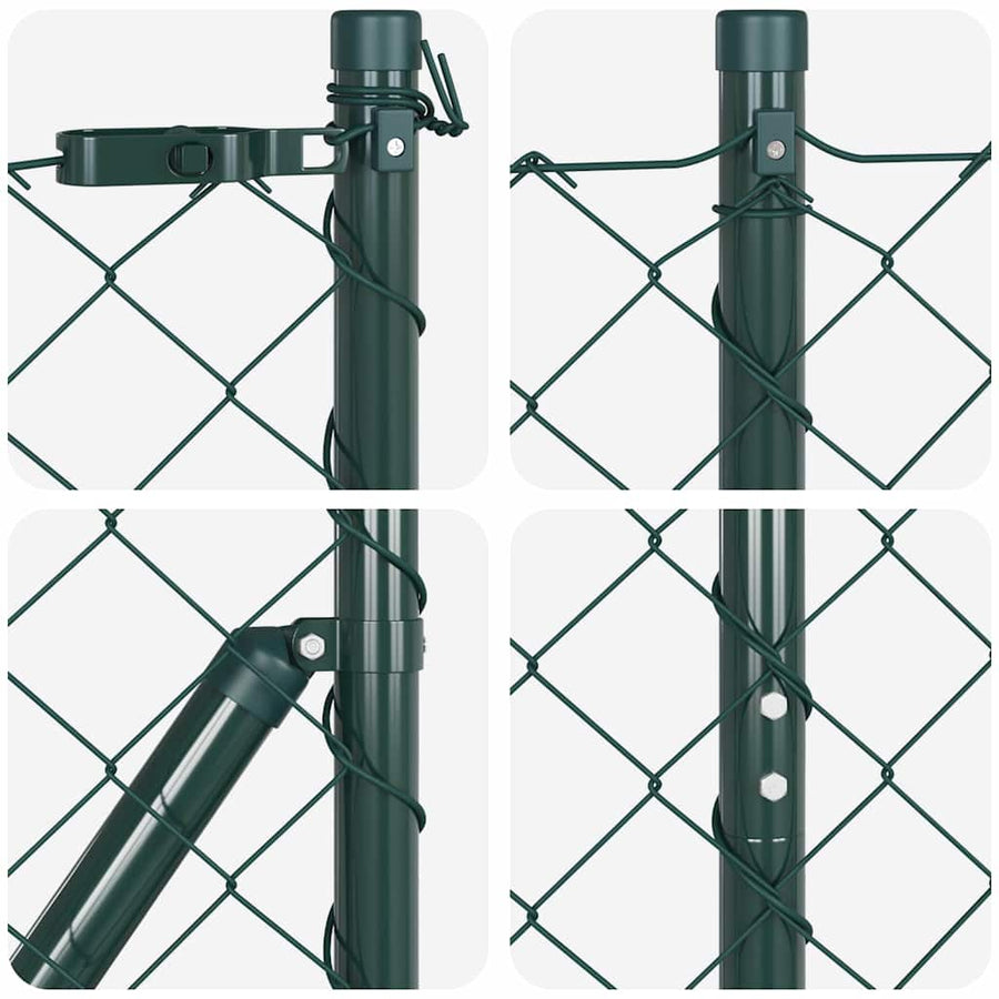 Afrasteringspaal Groen 1,5 x 25 m (60 x 60 mm gaas) Staal