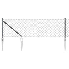 Afrasteringspaal Grijs 10 x 0,4 m (40 x 40 mm gaas)