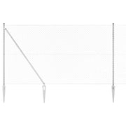 Afrasteringspaal 1000x3.2x150 cm staal zilver