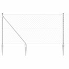 Afrasteringspaal 1000x3.2x140 cm staal zilver