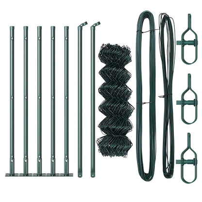Afrasteringspaal Groen 10 x 0,4 m (40 x 40 mm gaas)