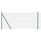 Afrasteringspaal groen 100 cm staal PVC